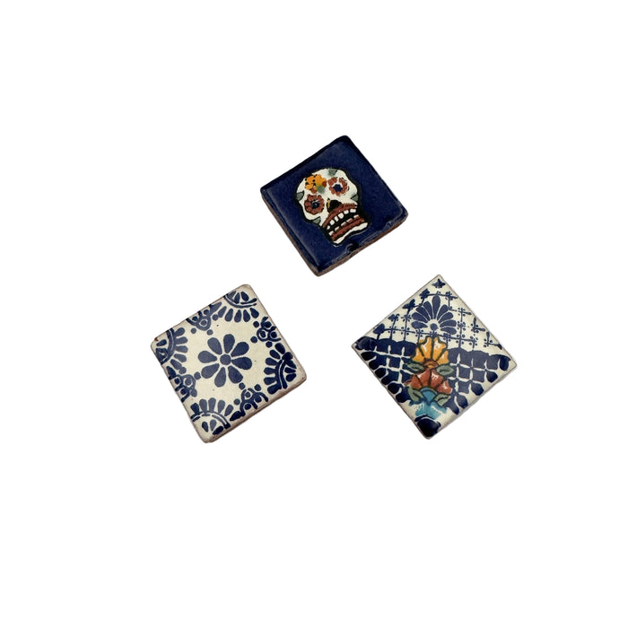 Talavera Ceramic Magnets (Set of 3) – Mexico City, Mexico